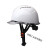 国标大帽檐高级安全帽工程领导工地头盔ABS加厚印字内衬舒适 蓝帽+护目镜