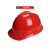 安全帽工地国标施工玻钢加厚V型透气ABS高强度帽子监理领导男女 红色【V型PE款】