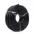 金龙羽 国标铜芯电线电缆多芯多股软线RVV5*4平方电线100米/卷 黑色