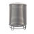 定制304不锈钢水箱立式加厚储水桶太阳能楼顶厨房储水罐酒罐 适用 加厚0.65吨直径76*130CM