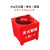 二氧化碳灭火器底座箱子消防箱固定双孔半截箱落地架通用器材 红色 8kg特厚单孔箱 适用5-8公斤