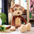 卡奇雅（KAQIYA）猴子毛绒玩具床上睡觉可爱香蕉猴公仔儿童布娃娃安抚玩偶抱枕大号 荧光绿 55厘米