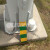 黄绿防撞反光警示贴 接地划线电力胶带 黄绿安全标识反光警示膜 7cm*50m(黄绿相间5cm)