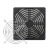 电气轴流风机金属防护网 保护罩 风扇过滤网 风机风扇网罩 防护网+网罩（120mm风扇）