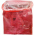 ihome 水溶性处置袋 一次性红色溶解废物袋洗衣袋 双层水溶袋71*80cm 20只