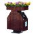 迪恩斯（DEANS）户外旅游景区园林景观式分类垃圾桶室外防腐木大号加厚庭院果皮箱可种花草D-10琥珀红塑木