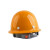 胜丽 玻璃钢安全帽工地头盔新国标防砸抗冲击免费印字 K150GT 橙色 1顶