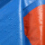 沸耐笙 FNS-147232 160克蓝桔加厚耐磨防水布PE塑料篷布 5*6 1张