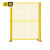 金蝎 工厂仓库车间隔离网门护栏网门简易围栏门防护网门 黄色2.0米高*1.5米宽单开门