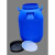 50公斤kgL升塑料桶加厚化工桶油桶水蓝桶废水桶100斤工地运输桶 蓝色 50升全新料加厚款4.4斤重