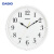 卡西欧（CASIO） 13寸挂钟客厅钟表时钟表挂墙创意现代简约石英钟 经典白IQ-88-7PF