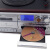 霜魄一体式黑胶唱片机LP黑胶唱片机复古留声机多功能CD磁带一体老美台 铁三角唱头-银色唱机+70W有源