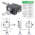 典南 XY轴二维位移平台LY40/60/80/90-L手动精密微调十字光学移动滑台  LY60-C高度：36◆ 