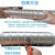防火纯铝通风排烟管50至300mm纯铝波纹硬管伸缩通风排风软管 直径60mm2.6米一根 标准