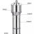 幻鲨（HUANSHA）（4000W-7叶-1寸【3吨130米扬程】220V ）高扬程多级潜水泵抽水泵剪板