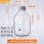 贝傅特 玻璃洗气瓶 实验室双孔橡胶塞导管洗气装置万用瓶 全套 10000ml（高硼硅） 