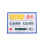 磁性硬胶套A4卡套文件保护套卡K士软磁帖卡片套磁胶套分类展示牌 A4直口深绿色