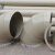PP风管 AB板排气管道 大口径阻燃PP通风管 废气排放烟囱 160mm成 160mm成型管