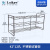 不锈钢试管架大孔径试管架消化管消煮管架定氮管架35 42 46 52m 不锈钢42*12孔(方孔)