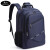 漫山MOSEAL	商务大容量双肩包反光条警示USB充电男女防泼水尼龙背包17英寸笔记本电脑包 蓝色