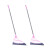 楷赫 魔术扫把 卫生间刮水器扫头发神器多功能扫把 粉色拼接杆-31cm头（1把）