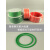 PU聚氨酯圆皮带火接绿色粗面/红色光面工业O型环形三角传动带圆带 粗面绿色8MM/每米价