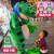 麦思伦（MAISILUN）青蛙人偶服装成人 卖崽气球卡通充气行走吉祥物活动表演小青蛙 红蛙 高速双风机 x 儿童款140-150