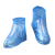 雨鞋套男女士防水套加厚耐磨成人防雨套中高筒防滑下雨天骑行脚套定制七天内发货 珠光蓝XL码(41-42)