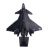 Jinwey歼20战斗机模型精致版 1:48黑色涂装   训练模型