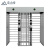 幕山络 全高转闸工地人脸识别刷卡门禁系统小区人行通道十字闸实名制门禁系统 304方形双通道全高转闸