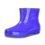 德国国产品质时尚短筒防水鞋雨鞋低筒雨靴女夏季厨房工作胶鞋防滑 蓝色单鞋标准码 40