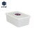 正奇谊 塑料保鲜盒 长方形厨房酒店大容量保鲜盒 冰箱盒 C5号（2L）