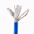 有线线连接线闭路线同轴电缆SYWV75-5高清信号线连接线 75-5蓝色0.85无氧铜1米 其他长度