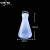 中环力安 实验室带盖塑料烧瓶塑料三角烧瓶实验瓶 直口（10个）250ml