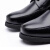 美步 正装职业皮鞋男士商务鞋黑色百搭系带经典时尚配发制式鞋子GA-10男单 黑色 39#