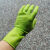 乳胶手套5双绿色贴手型女士短款纯胶洗碗清洁防滑防水胶皮防护 10双 M(中号）