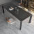 赛乐透拉米娜岩板餐桌现代简约家用长方形定制岛台一体尺寸铝合金桌 200*90[岩板定制]