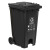 科力邦（Kelibang） 户外垃圾桶 大号加厚240L脚踏垃圾桶商用分类垃圾桶塑料环卫垃圾桶带盖 KB1068 灰色