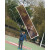 羽毛球网架便携式移动标准毽球网球网架简易网柱折叠室外 4.1米家庭型【高度可调】