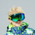 牧途雪（MUTUSNOW） 儿童滑雪镜双层防雾镜片男童女童滑雪眼镜大球面可卡近视 MT儿童大镜框 儿童眼镜玫红框