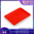 塑料茶盘方盘塑料托盘浅盘方盘托盘配件盘零件盒水果盘 单茶红色