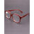 定制透明平光玻璃镜片劳保防护眼镜打磨切割焊工用电焊黑色护目镜 透明镜片