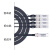 ABLEMEN 铜缆QSFP+ DAC堆叠线 万兆40G转4个10G高速连接线缆2米 通用兼容华为 H3C 思科