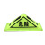 HKNA 标志灯 三角警示灯支架 三角吸顶灯荧光 普通支架小号
