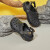crocs卡骆驰洞洞鞋男女同款经典特林拖鞋耐磨休闲鞋206340 黑色001 38-39 240mm