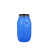 庄太太【加厚100L蓝色】加厚200L带铁箍法兰桶60升化工塑料桶160公斤发酵泔水桶