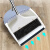 扫把簸箕套装组合撮箕笤帚刮水不粘头发扫地单个扫帚 加强杆/加大加厚/加长刮齿2件套