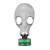 普达 自吸过滤式防毒面具 MJ-4001呼吸防护全面罩 面具+P-K-2过滤罐