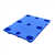 印刷厂专用塑料托盘凹槽平板四开七脚垫仓板对开九脚纸卡板地台板 新料80*60*14cm(对开蓝色)