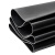 安归 绝缘胶垫 5mm 10KV 1.5米*10米 黑色平面 绝缘橡胶垫 电厂配电室专用绝缘垫